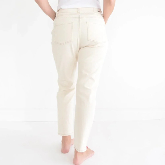 Prana Cream Taper  Denim Size 6-28 - Picture 4 of 15